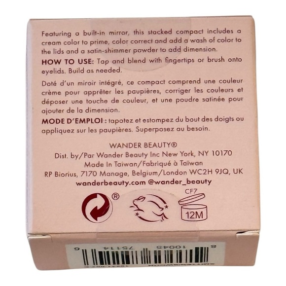 WANDER BEAUTY Double Date Eyeshadow Duo Smitten & Swoon NEW - Picture 3 of 6